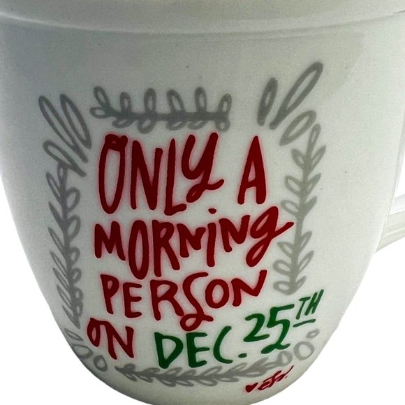 "Only A Morning Person On Dec 25th"  Christmas Coffee Mug By Sleigh Bell Bistro - Picture 9 of 9